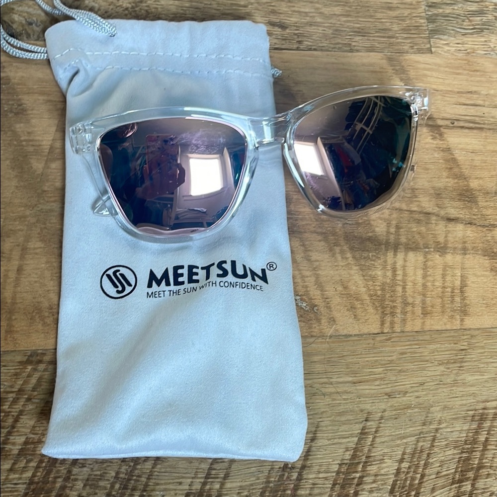 Amazon Clear Reflective Sunglasses